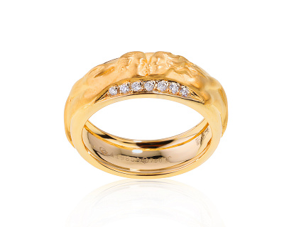 Оригинальное золотое кольцо Carrera y Carrera Promesa 250422/7