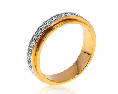 Оригинальное золотое кольцо с бриллиантами 0.54ct Piaget Possession 030821/3