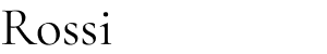 Rossi