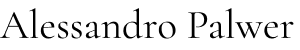 Alessandro Palwer