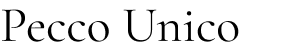 Pecco Unico