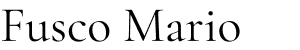 Fusco Mario