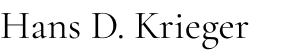 Hans D.Krieger