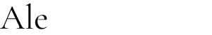 Ale