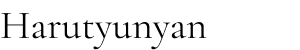 Harutyunyan