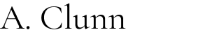 A.Clunn