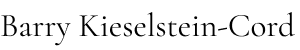 Barry Kieselstein-Cord