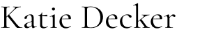 Katie Decker