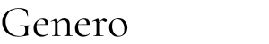 Genero
