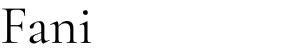 Fani
