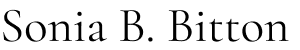 Sonia B. Bitton