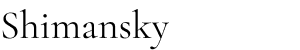 Shimansky