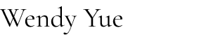Wendy Yue