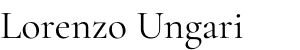 Lorenzo Ungari