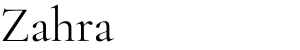 Zahra