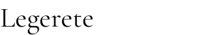 Legerete